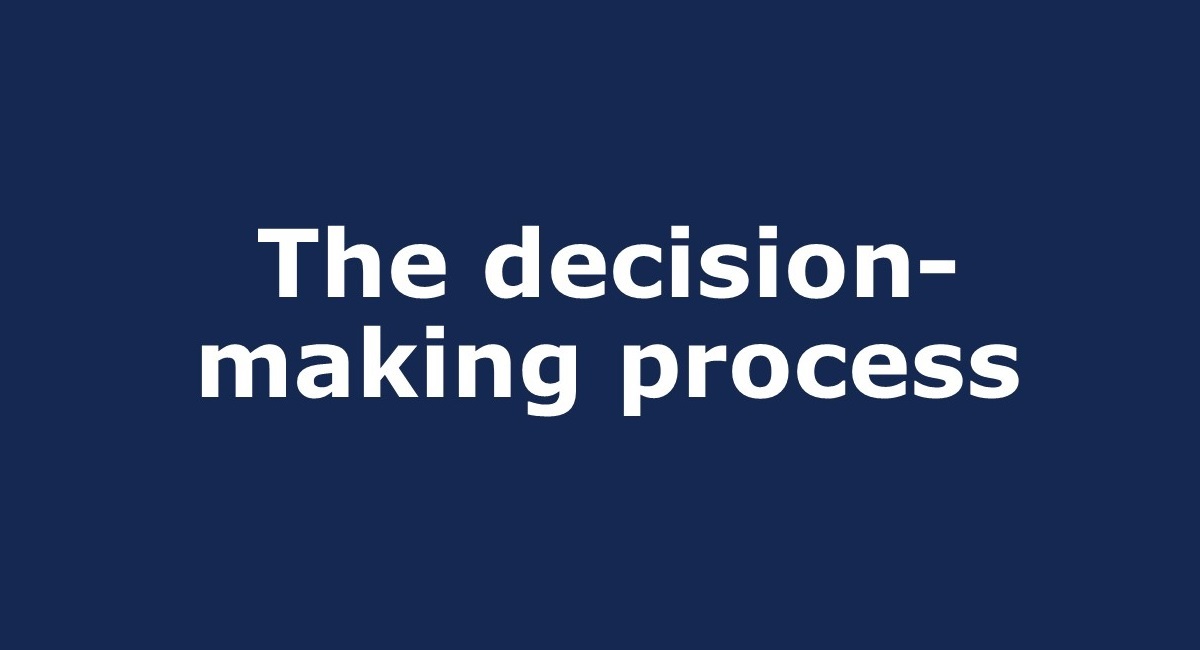Codex application process - The decision-making process icon