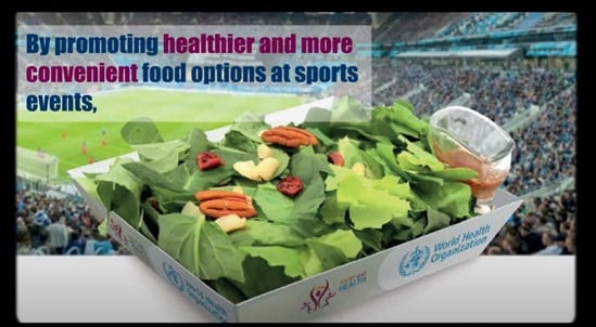 Healthier food and healthier food environments at sports events video cover