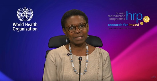 Video still image of the Director of the SRH/HRP